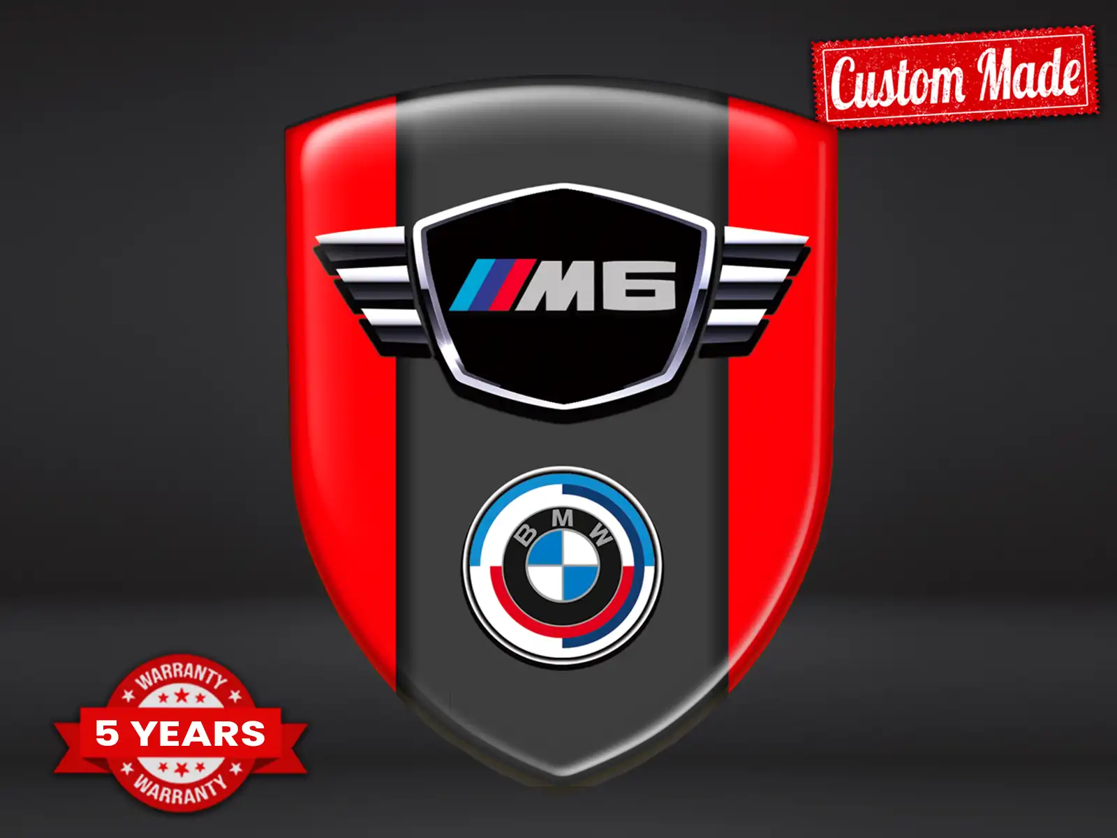 BMW Stoßsticker Maßgefertigt Racing Robust Anpassbar